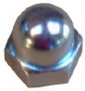 ECROUS BORGNES ZINGUES M10 (pq de 250 pc)